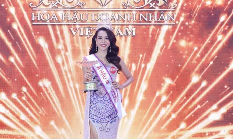 Doanh nhân Lê Nhật Lâm đăng quang Á hậu 3 cuộc thi Hoa hậu Doanh nhân Việt Nam 2022