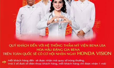 Hệ thống thẩm mỹ viện Bena Usa bùng nổ ưu đãi tri ân khách hàng ngày lễ 2.9