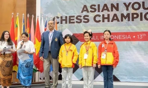 Học sinh trường tiểu học Ngô Gia Tự - TP. Đà Nẵng đạt giải vô địch cờ vua trẻ Châu Á năm 2022