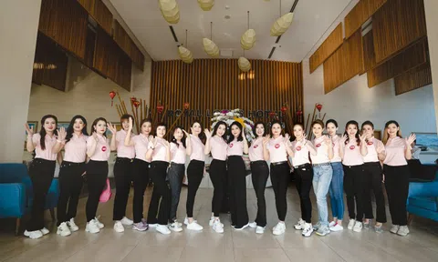 Dàn thí sinh Hoa hậu Doanh nhân Việt Nam 2023 bắt đầu bước vào những hoạt động bên lề của cuộc thi