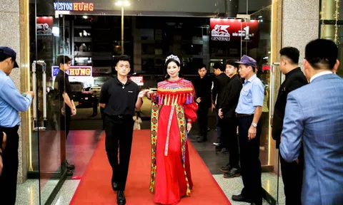 Á hậu Nguyễn Hạnh Nguyên “nổi bật” giữa dàn người đẹp tại chung kết Hoa hậu Doanh nhân Việt Nam 2023