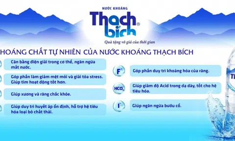 Nước khoáng Thạch Bích mang đến cảm giác sảng khoái cho các thí sinh Hoa hậu Doanh nhân Đất Việt 2023