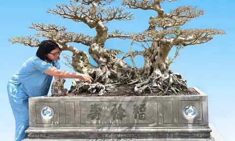 Nghệ nhân Quân Xốm “bật mí” về tác kiệt tác Song Long Toạ Thạch