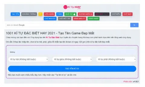 Cùng tìm hiểu ứng dụng tạo kí tự đẹp KiTuHay  