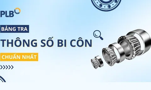 Bảng tra thông số bạc đạn côn mới nhất - PLB Việt Nam