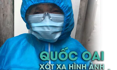 Quốc Oai : Xót xa hình ảnh Cụ già hơn 90 tuổi nhiễm Covid 19 lên đường tới khu cách ly tập trung