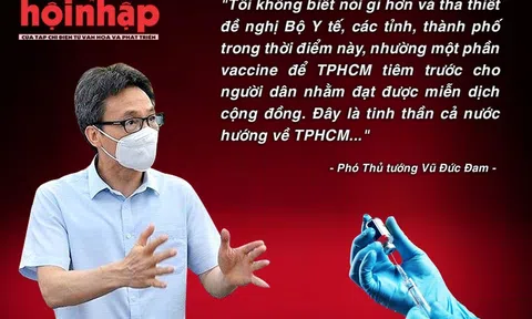 PTT Vũ Đức Đam đề nghị các tỉnh thành nhường một phần vaccine để TPHCM tiêm trước