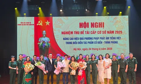 Nâng cao hiệu quả phát âm tiếng Việt trong biểu diễn Cổ điển – Thính phòng: Nghiệm thu đề tài tại Trường Đại học Văn hóa Nghệ thuật Quân đội