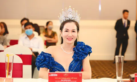Hoa hậu Võ Thị Ngọc Giàu quyến rũ tại buổi casting Hoa hậu Doanh nhân Việt Nam 2022
