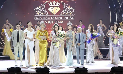 Doanh nhân Lê Thị Ngọc Châu đăng quang ngôi vị Á hậu 2 cuộc thi Hoa hậu Doanh nhân Việt Nam 2022