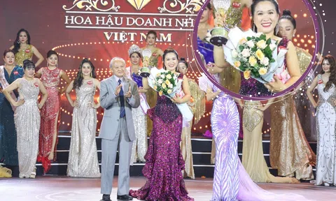 Doanh nhân Nguyễn Ngọc Trang đạt danh hiệu "Người đẹp trí tuệ" của cuộc thi Hoa hậu Doanh nhân Việt Nam 2022