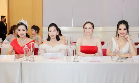 Á hoàng Dương Yến Trinh diện đầm quyến rũ xuất hiện tại casting Hoa hậu Thương hiệu Việt Nam 2022