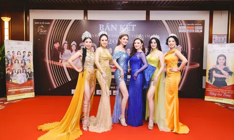 Màn chào sân gây sốt của dàn giám khảo vòng bán kết Hoa hậu Thương hiệu Việt Nam 2022