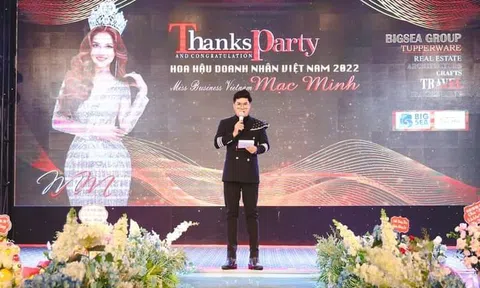 MC Minh Hưng đồng hành cùng Hoa hậu Thương hiệu Việt Nam 2022