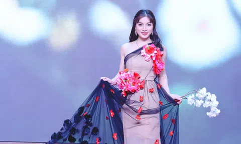 Á hậu Tống Thị Kim Oanh hóa “nữ thần” trong lần xuất hiện mới nhất