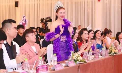 Hoa hậu Thiện nguyện Phạm Minh Phi xuất hiện "chặt chém" tại bán kết Hoa hậu Doanh nhân Châu Á Việt Nam 2022