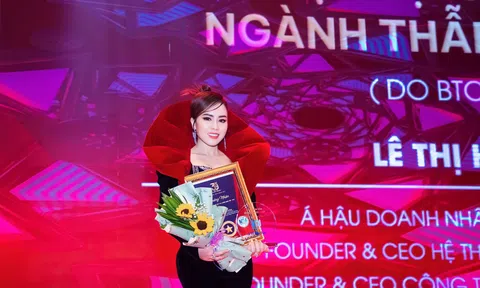 Doanh nhân Lê Thị Hồng Thắm trở thành “Gương mặt đại sứ đại diện làm đẹp Việt – Hàn ngành thẩm mỹ 2022”