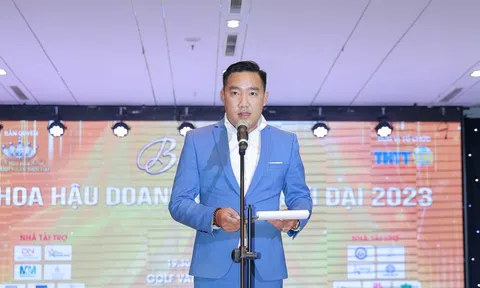 Ông Đinh Khiêm - Trưởng BTC Hoa hậu Doanh nhân Thời đại 2023 công bố thí sinh vào chung kết