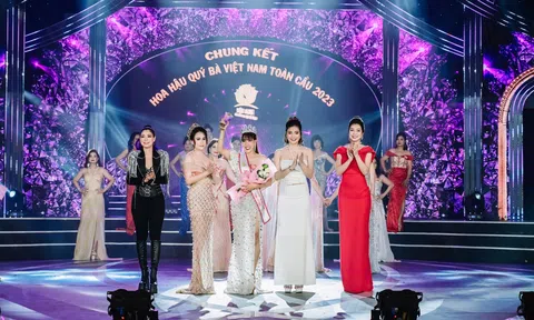 Doanh nhân Nguyễn Thị Hằng đăng quang Á hậu 2 cuộc thi Hoa hậu Quý bà Việt Nam Toàn cầu 2023
