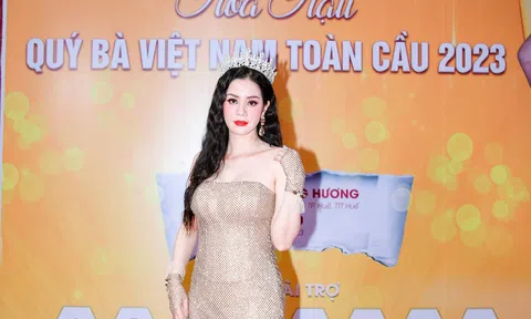 Á hậu Xuân Tâm chấm thi sắc đẹp tại Huế