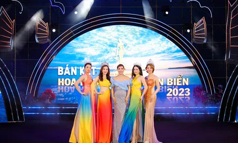 Dàn hoa hậu, á hậu khoe nhan sắc rạng ngời xuất hiện tại đêm bán kết Hoa hậu Doanh nhân Biển 2023