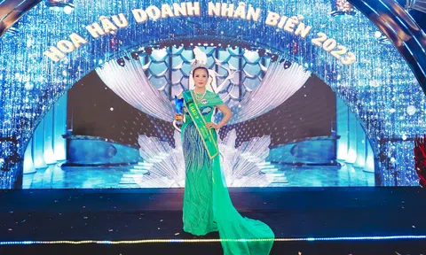 Dương Thị Hoan chiến thắng ngôi vị Á hậu 3 Hoa hậu Doanh nhân Biển 2023