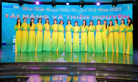 Đêm thi tài năn đầy ấn tượng của các thí sinh Hoa hậu Doanh nhân Du lịch Việt Nam