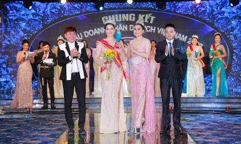 Doanh nhân Trần Thị Huyền Trân thành công chinh phục ngôi vị Á hậu 3 Hoa hậu Doanh nhân Du lịch Việt Nam 2023