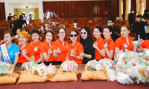 Hoạt động thiện nguyện trong cuộc thi Hoa hậu Doanh nhân Châu Á Việt Nam 2023