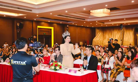 Nét quyến rũ của Hoa hậu Khương Phương Anh trên hàng ghế ban giám khảo tại cuộc thi Miss Asian 2023