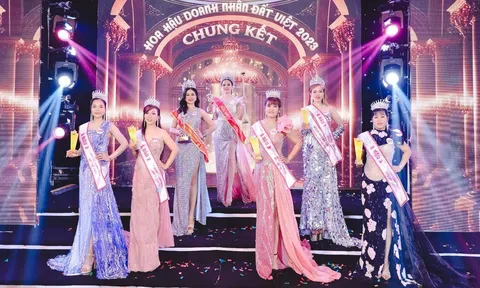 Nhan sắc Cam Ranh đăng quang Á hậu 1 Hoa hậu Doanh nhân Đất Việt 2023