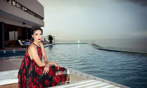 Hoa hậu Trịnh Lan Trinh khoe thần thái ngút trời trong trang phục của NTK Đỗ Mạnh Cường