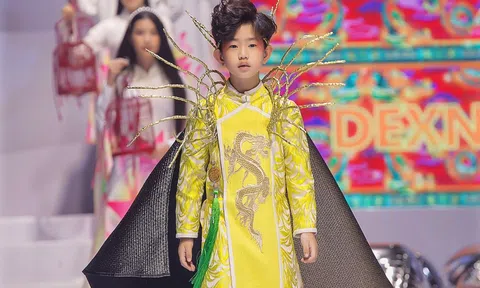 Model kid Minh Triết kết màn chuyên nghiệp cho bộ sưu tập "Ấn tượng Châu Á"