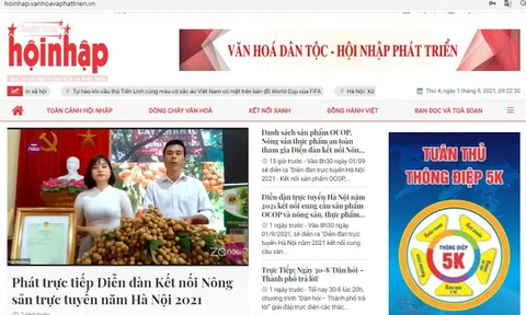 Chuyên trang Hội nhập Tạp chí điện tử Văn hóa và Phát triển phối hợp tổ chức thành công Diễn đàn Trực tuyến Hà Nội 2021