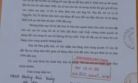 Vĩnh Phúc: Ông NGUYỄN VĂN LONG kêu cứu các cơ quan xem xét lại việc giải quyết tranh chấp đất đai của gia đình ông