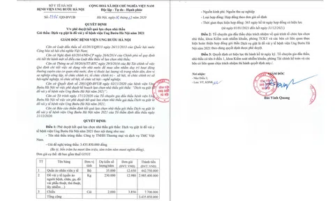 Nghi vấn gian lận hồ sơ, Công ty TMC Việt Nam vẫn trúng thầu tại bệnh viện Răng Hàm Mặt Trung ương