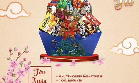 Giỏ quà Tết Natunest - gắn kết yêu thương, vấn vương người tặng