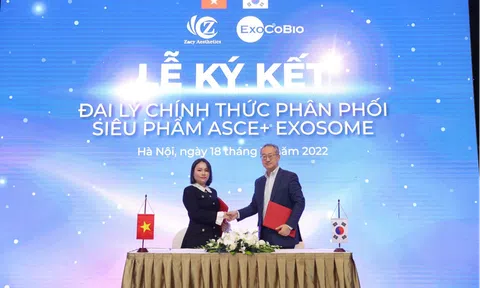 Lễ ký kết hợp đồng phân phối ASCE+ Exosome giữa Huệ Spa & Clinic và ExoCoBio