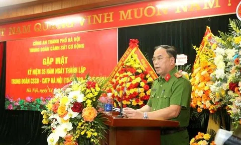 Trung đoàn Cảnh sát Cơ động CAPT Hà Nội: 35 năm xứng danh 'quả đấm thép' của Công an Thủ đô Anh hùng