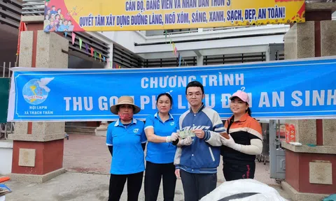 Hà Nội: Hội LHPN xã Thạch Thán triển khai mô hình "Thu gom phế liệu, đổi an sinh"