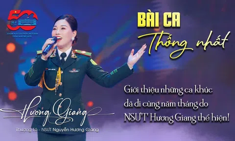 NSƯT Hương Giang ra mắt Album “Bài ca Thống nhất”