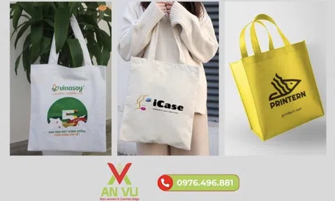 Dịch vụ in túi vải bố theo yêu cầu: Nhanh, đẹp, giá tốt