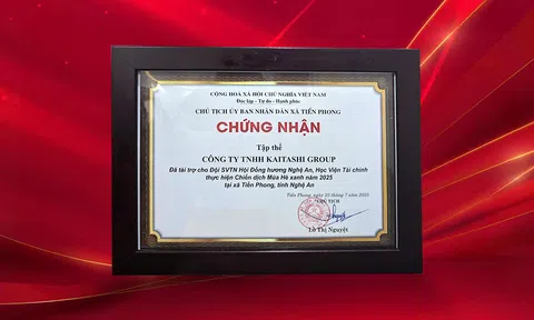 Mùa hè xanh 2025: Hành trình thiện nguyện cùng Kaitashi Group