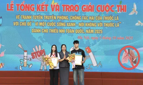 Cuộc thi vẽ tranh và viết luận: Gần 200.000 học sinh biến trăn trở về thuốc lá thành giải pháp