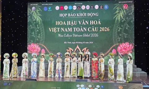 Cuộc thi “Hoa hậu Văn hóa Việt Nam toàn cầu 2026”: Hành trình tôn vinh nhan sắc, trí tuệ và văn hóa Việt