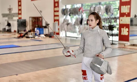 Nữ VĐV đấu kiếm Việt Nam cực "hot" tại SEA Games 30: Tài năng và sở hữu ngoại hình quyến rũ