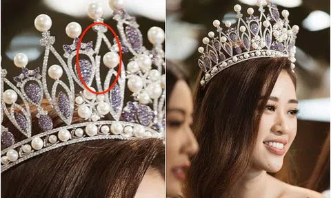 Vương miện hơn 2000 nghìn viên đá quý bị gãy sau 4 ngày Hoa hậu Hoàn vũ Việt Nam đăng quang