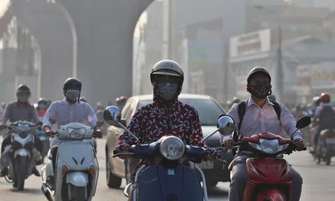 Chất lượng không khí ở Hà Nội có thời điểm lên ngưỡng màu nâu - mức “cực kỳ nguy hại"