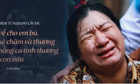 Bé trai tử nạn do cây đè: 'Mẹ về cho em bú. Mẹ sẽ chăm, thương em bằng cả tình thương của con nữa'
