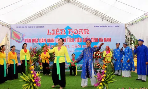 Liên hoan Văn hóa dân gian các di tích tiêu biểu tỉnh Hà Nam